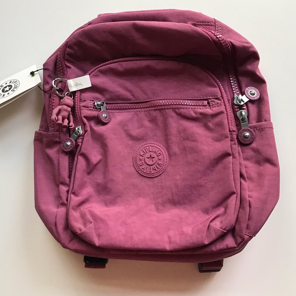 NWT Kipling Seoul Small Backpack | Fig Purple